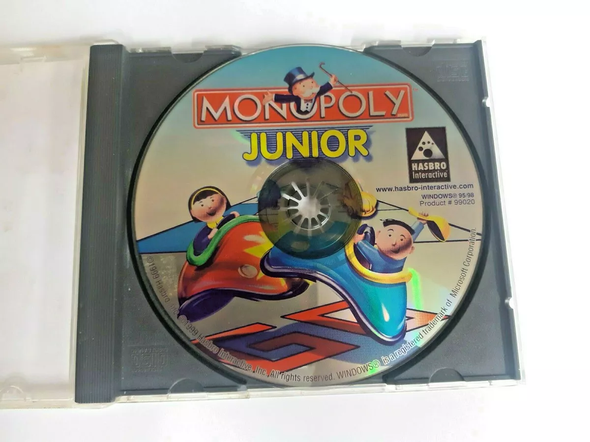 Monopoly Junior PC, Full Version Game *Disc Only* by Hasbro Windows 95