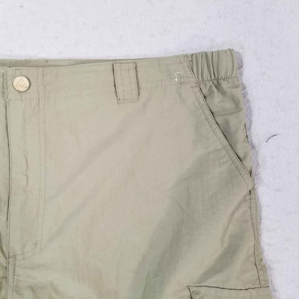 Clearwater Outfitters cargo senderismo pantalones cortos para hombre 2xl xxl verde comodidad cintura Foto 3 de 4