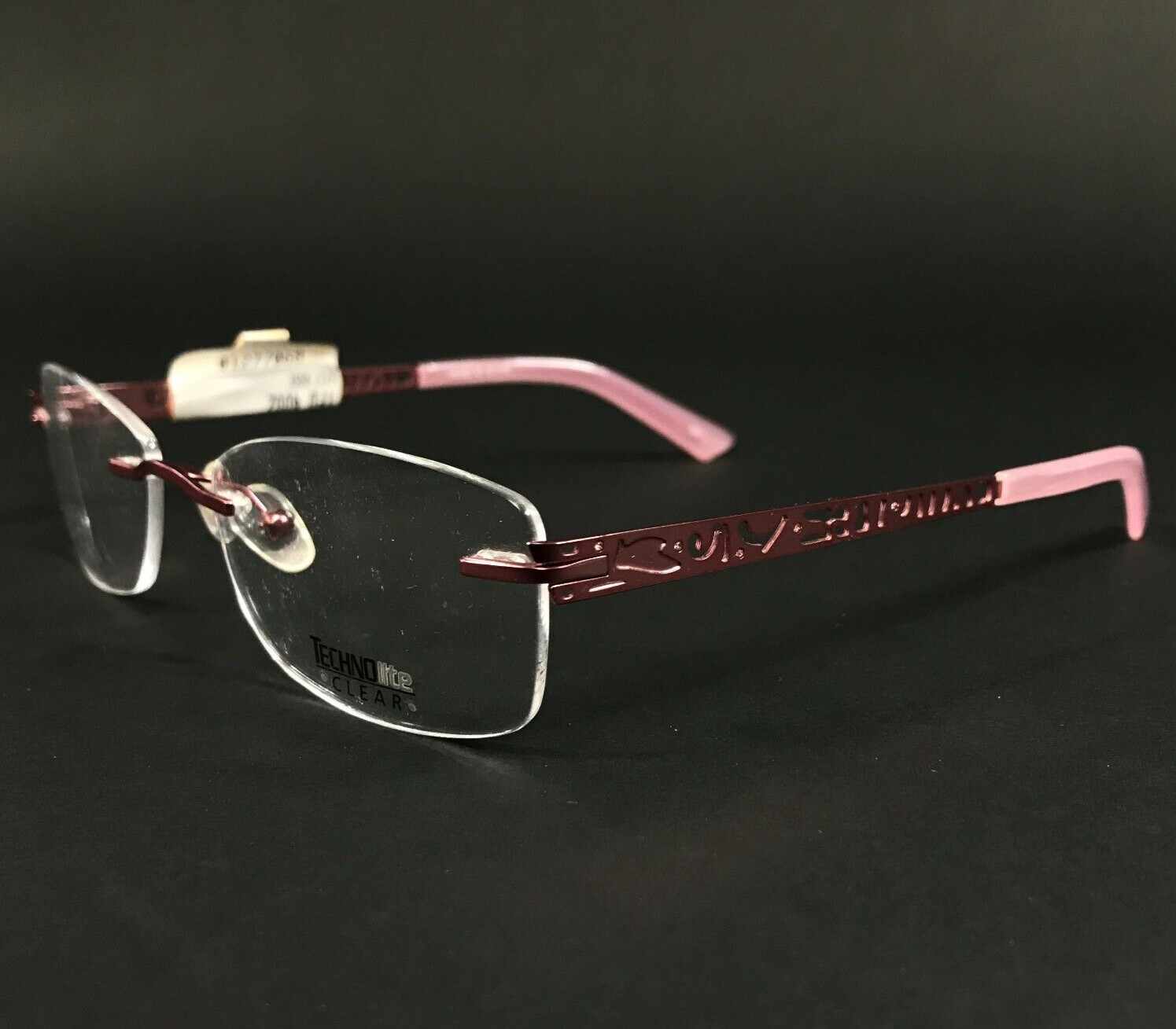 Прозрачная оправа для очков Technolite TFD 4002 RO Розовая без оправы 52-17-135