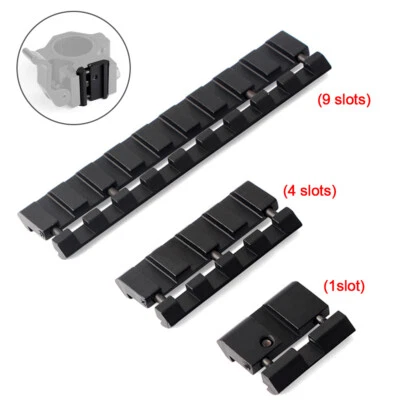 Base de montaje de mira telescópica adaptador a presión de riel Picatinny 11 mm cola de milano a 20 mm