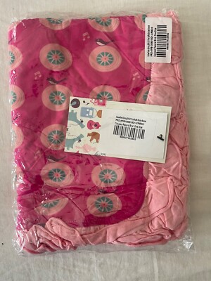 NEW Kickee Pants Ruffle Stroller Blanket in Calypso Record Bird (2016)