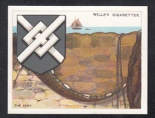 THE FRET  Vint 1925 Heraldry Heraldic Signs Card COATS OF ARMS Harrington Family