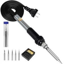 60W Soldering Iron Kit Electric Gun Adjustable Temperature Welding Solder Wire ！
