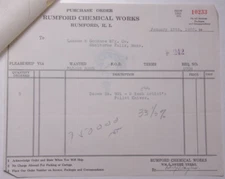 1932 Lamson Goodnow Rumford RI Chemical Works Ephemera P001C