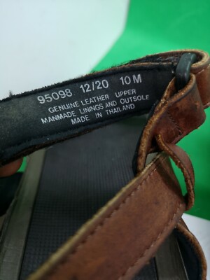 Vintage Timberland 95098 Convertible Brown Leather Strap 