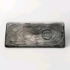 1982 Harrington 100oz .999 Vintage Poured Silver Ingot Pour Lines Low SN #000021