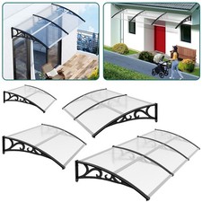 Vordach 120-300cm Haustürvordach Pultvordach Überdachung Türvordach UV-Schutz