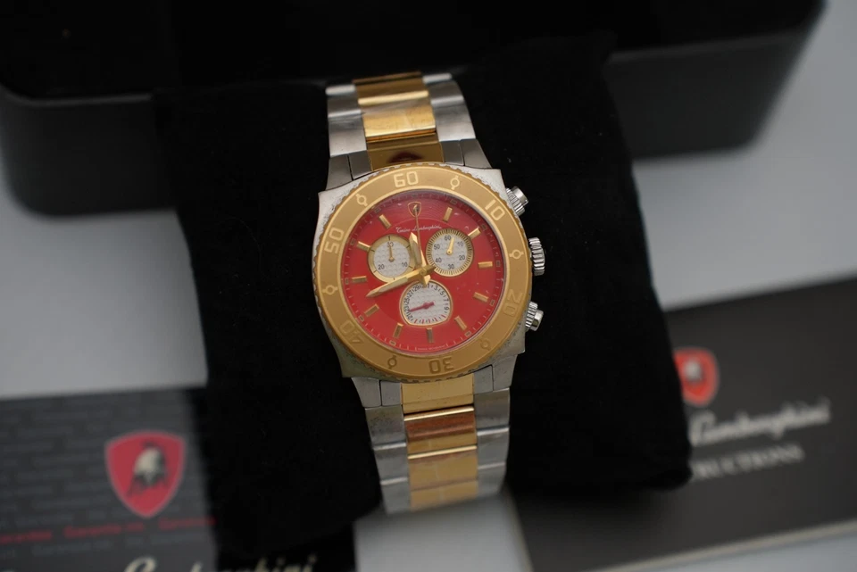 Tonino Lamborghini EN040L.304 Swiss Chronograph New Papers Box(Box Imperfection) - Image 4 of 4