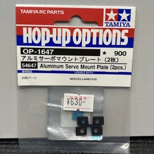 Tamiya 54647 Aluminum Servo Mount Plate 2 Pcs Hop Up Options OP 1647