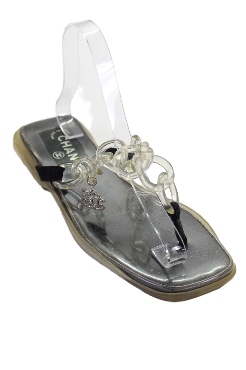 CHANEL Clear Sandals for Women for sale - eBay