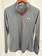 Under Armour 1/4 Zip Pullover Heat Gear Long Sleeve Women's Medium Outdoor