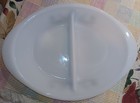 VTG Glasbake Green Daisy 8" Round Casserole Baking Dish USA Milk Glass  — photo 3