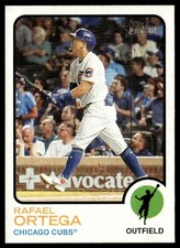 2022 Topps Heritage Rafael Ortega Chicago Cubs #180