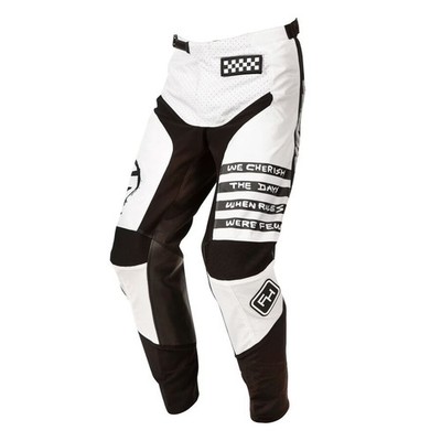 Fasthouse 2021 Grindhouse 2.0 Pants - Punk LE - White/Black, 42 4168-1042