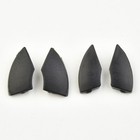 For Fiat 500 Radio CD Button Black Trim Cover Removal Kit Pack of 4 Pieces