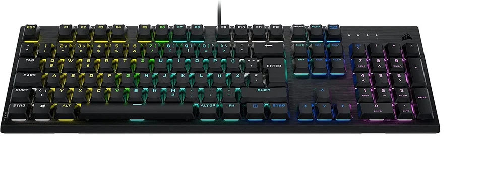 Corsair K60 RGB PRO Low Profile Mechanische Gaming Tastatur Cherry MX Speed DE - Bild 3 von 4