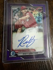 2024 Bowman Chrome - Mega Box Chrome Prospect Mojo Autographs Rhett Lowder /199