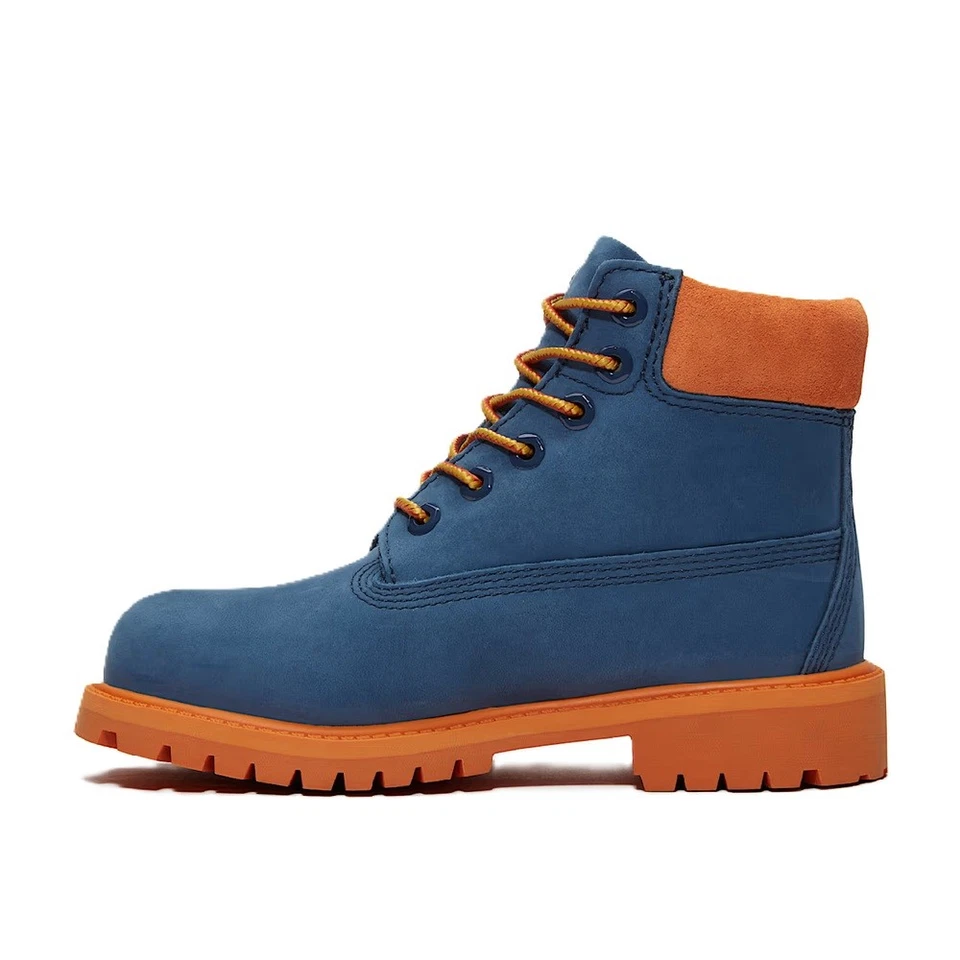 Bota infantil Timberland Premium 6 polegadas azul escuro nobuck (TB0A6BE6 EP2) - Imagem 2 de 4