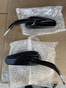 Harley Davidson Tribal Collection Gloss Black Mirrors  92398-09