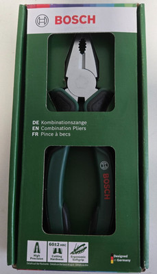 Bosch Kombinationszange 180mm (hochwertige, präzise, langlebige (0341 0925 E1+)