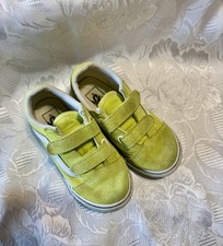 Vans Kids Old Skool Hook and Loop Sneakers Size 9.0 Toddler