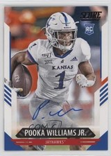 2021 Score Rookies Signatures Pooka Williams Jr #378 Auto 07lk