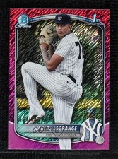 2025 Bowman Chrome Prospects Fuchsia Shimmer Refractor /199 Carlos Lagrange sc8