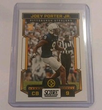 2023 Score #382 Joey Porter Jr. RC Rookie Pittsburgh Steelers Football Card