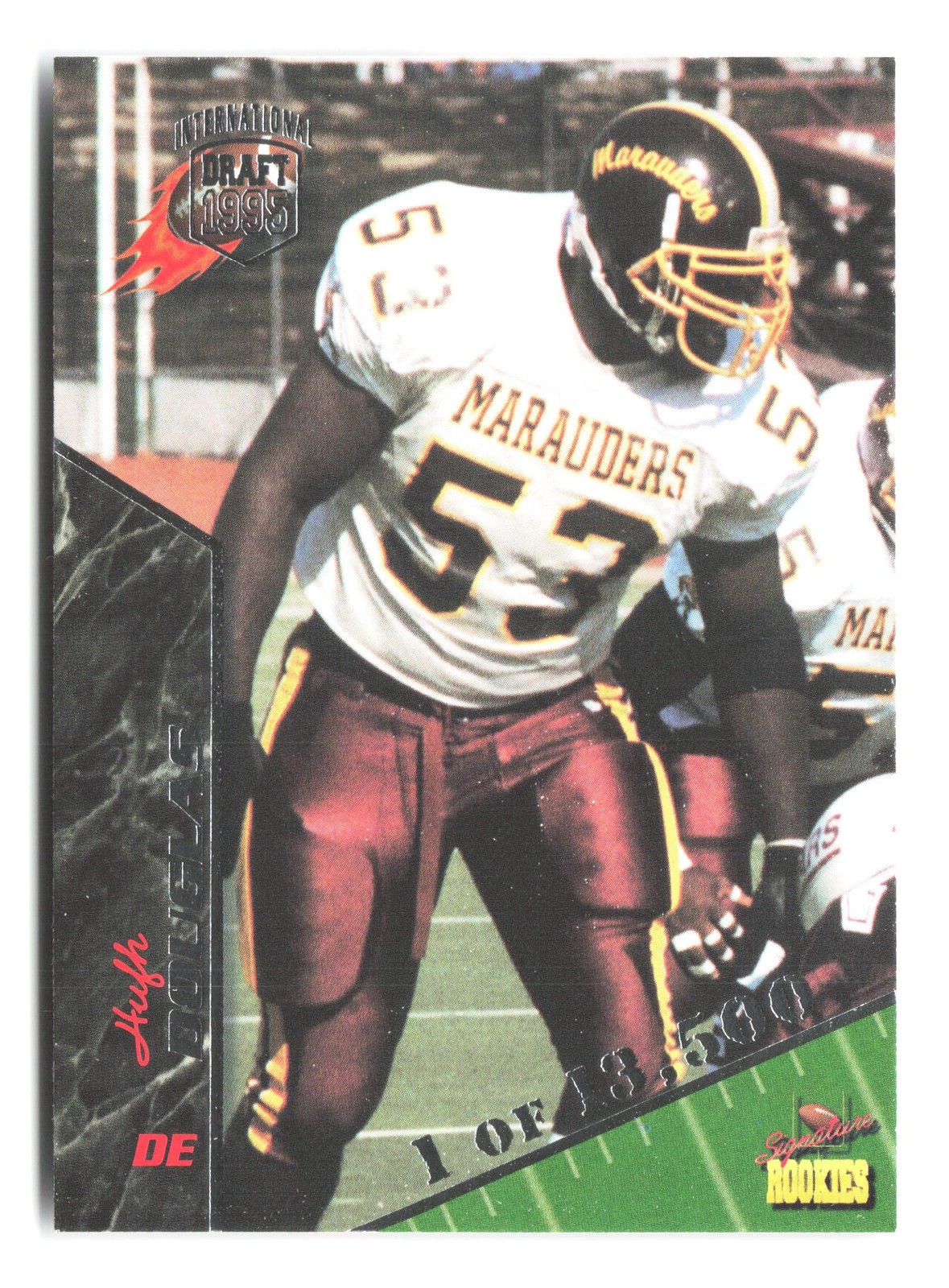 1995 Signature Rookies Hugh Douglas #25 International