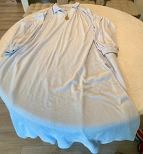 Vintage Ariel Cream Robe Embroidered Women  s Bath 2XL