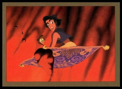A Frantic Escape Attempt... 1993 Skybox Aladdin #37 Card Raw