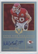 2017 Panini Vertex Upper Tier Signatures 29/99 Mike Vrabel #UT-MV Auto 06mc