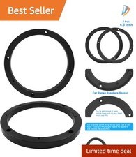 Durable Plastic Car Speaker Adaptor Ring - 6.5 Inch Spacer for Easy Installation