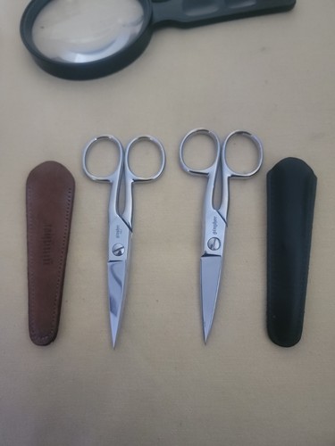 Vintage Gingher G-5, 5" Classic Knife-Edge Sewing Scissors Excellent Condition