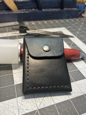 Handmade Leather Vertical Pocket Bifold Wallet Slim Durable