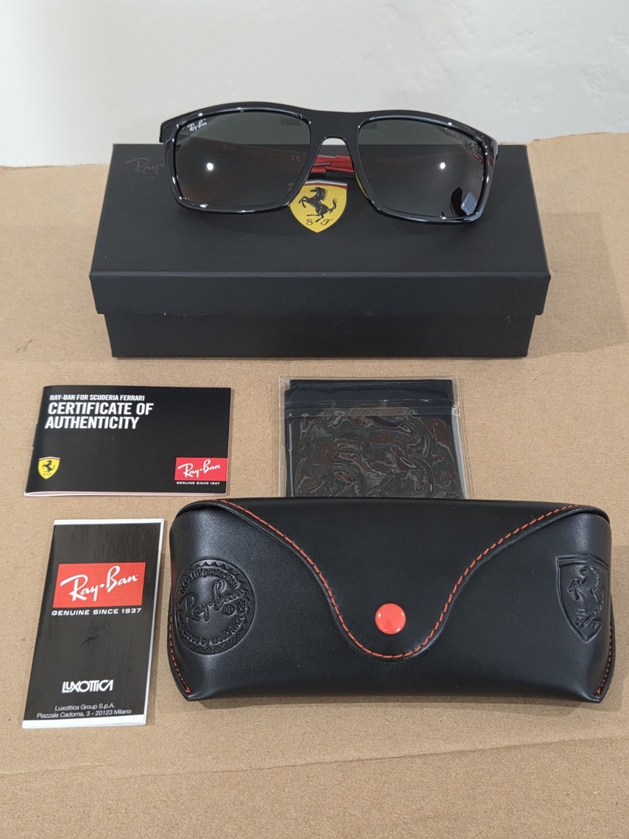 RAY-BAN Sunglasses SCUDERIA FERRARI RB4228M F601/71 58 BLK/RED