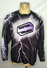 Mens Shift Rise Against Motocross Racing black lightning jersey shirt Medium