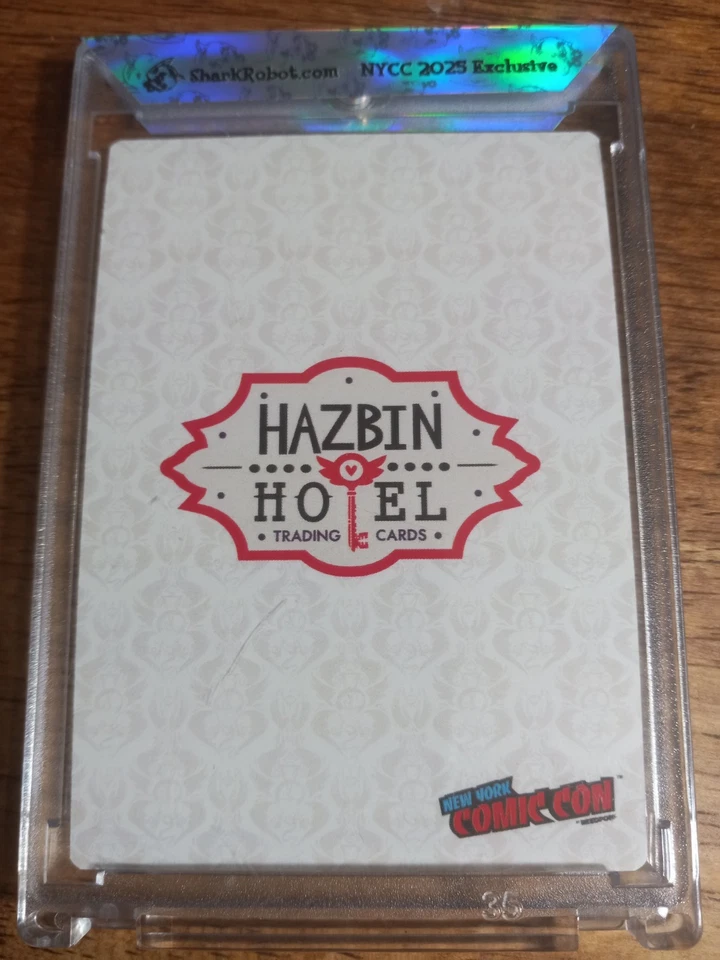 NYCC Foil Promo Hazbin Hotel PR-16 Trading Card 2025 Gravity Hard Case Sealed - Image 2 of 2