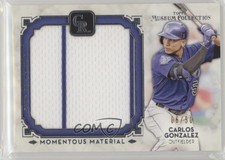 2014 Museum Collection Momentous Material Jumbo Relics 6/50 Carlos Gonzalez 0aa