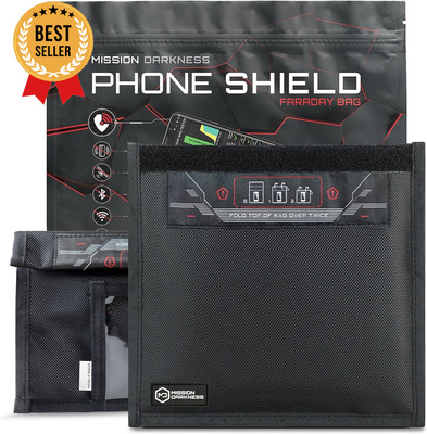 Faraday Bag for Phones 2-Pack Signal Blocking EMP Protection Digital Forensics