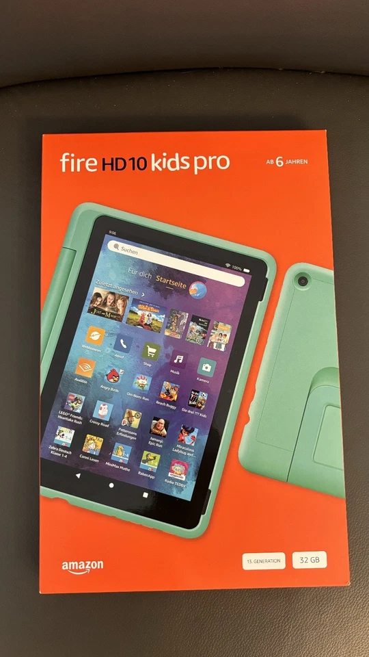 Amazon Fire HD 10 Kids Pro Tablet 2023 | 13. Gen. | 32GB Mintgrün