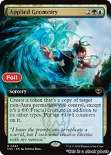 Applied Geometry (Extended Art) Magic SOS 343 Foil NM R Secrets of Strixhaven