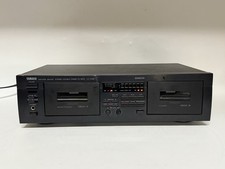 Vintage Yamaha KX-W282 Stereo Double Cassette Deck  Auto-Reverse  WORKS