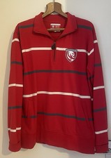 GLOUCESTER RUGBY Long Sleeve Half Zip Top. Size XL. Excellent, Never Worn.