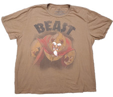 Vintage 90s Style Beauty And The Beast Mens 2XL T-shirt On The Disney Store