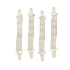 4pc Fitted Bed Sheet Gripper Clips Straps Suspender Holder Bedding Accessory Set