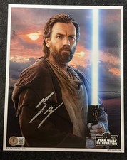 Ewan McGregor Signed 8x10 Photo as Obi-Wan Kenobi - Beckett COA