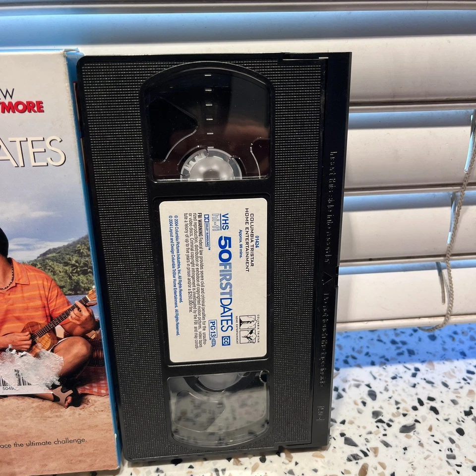 50 First Dates VHS 2004 Late Era Adam Sandler Drew Barrymore V7 - Image 3 of 4