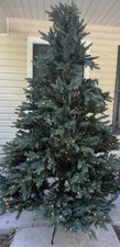 At Home 7.5 Ft Pre-lit Grand Park Fir Christmas Tree B17 750 Warm White Lights