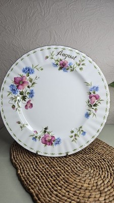 Royal Albert Salatteller August Mohnblume des Monats 8 Zoll ZWEITE